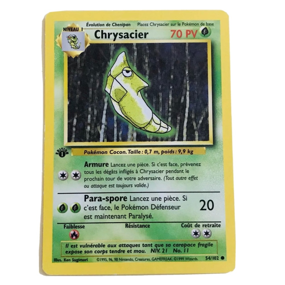 GAMEFREAK Wizards Pokémon Chrysacier French card